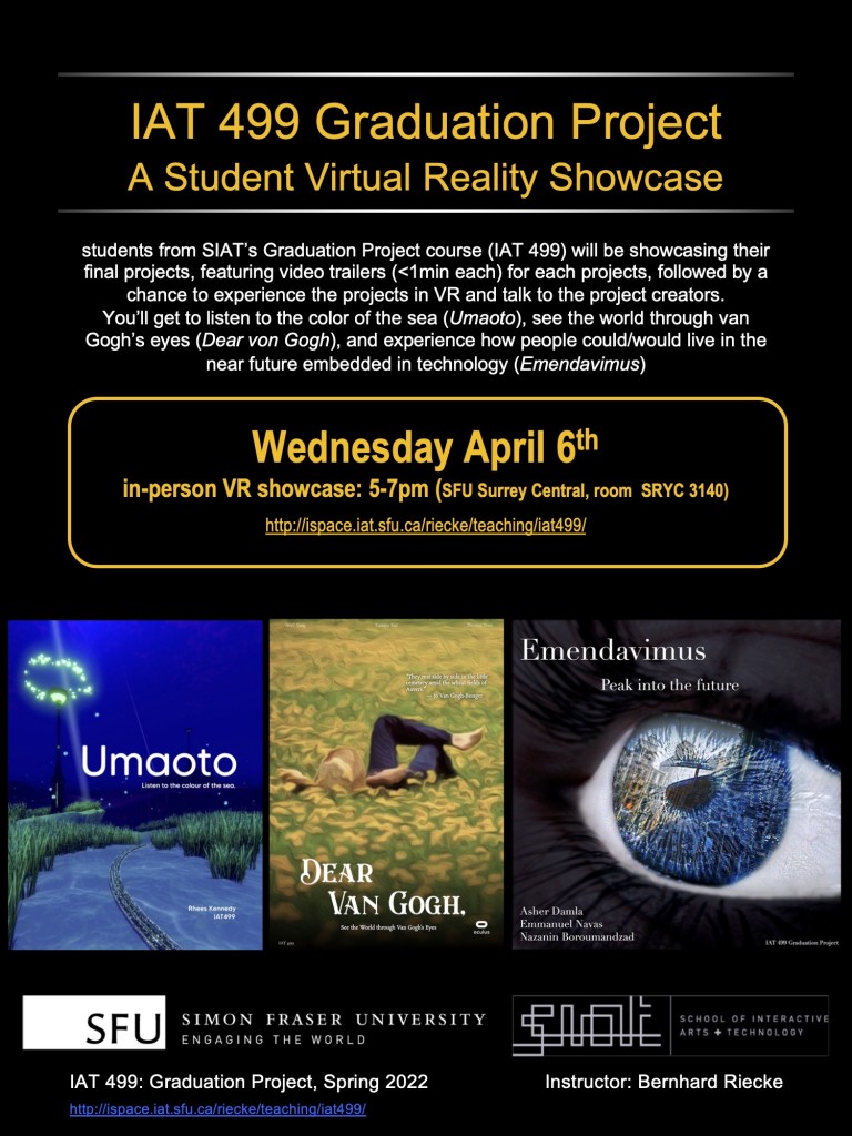 IAT 499 showcase poster - 2022 Spring